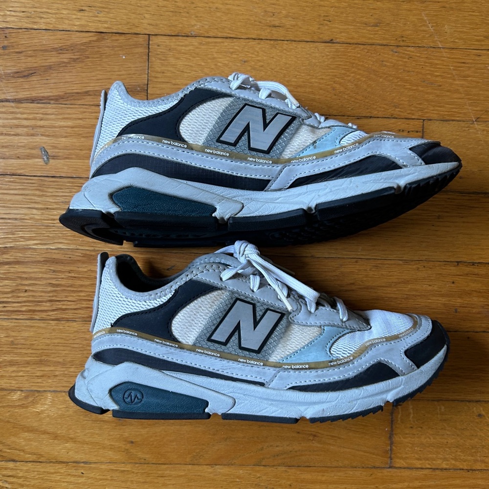 New Balance Women’s X RacerWhite, Black, and Gray